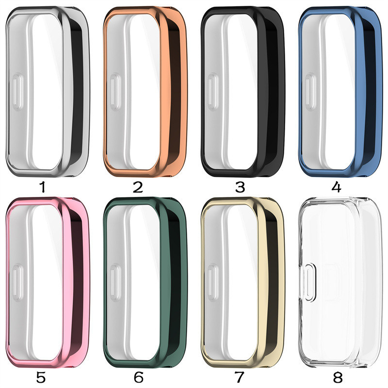 Dành Cho Huawei band 10 8 9 Vỏ Bảo Vệ Trong Suốt Silicon tpu Mềm Bao Phụ Kiện Vỏ Bảo Vệ Toàn Diện Huawei band8 band9 Vỏ