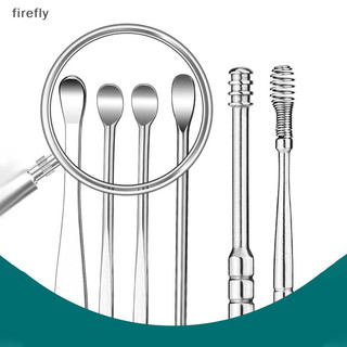[Firefly] SET 6 Dụng Cụ Lấy Ráy Tai Bằng Thép Không Gỉ Kèm Hộp Đựng, Que Lấy Ráy Tai Tiện Lợi