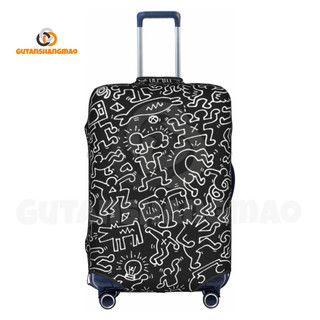 Keith Haring Hành Lý Có Thể Giặt Được Vali Bảo Vệ Chống Trầy Xước Vali Phù Hợp Với Hành Lý 18-32 Inch
