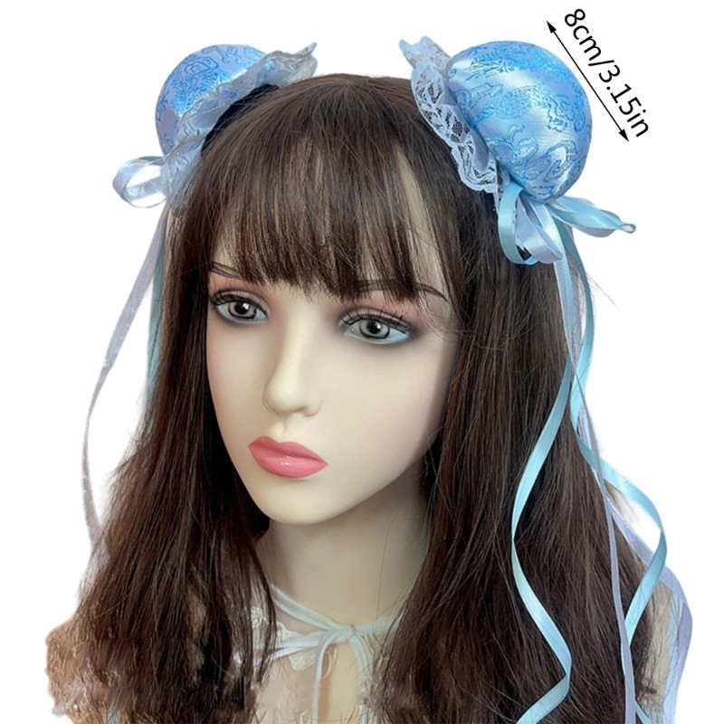 Jenniferab Tóc Bun Kẹp Tóc Anime Người Giúp Việc HairBun Bìa Hóa Trang Đảng Kẹp Tóc