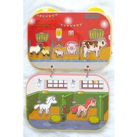 Đồ chơi sáng tạo bóc dán búp bê chủ đề Famr montessori phát triển trí tuệ h8