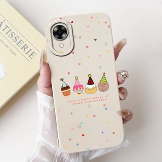 Ốp Mềm Bảo Vệ Camera Cho Oppo A17k CPH2471 Vỏ Hoa Thời Trang Bơ Chống Sốc Ốp điện thoại Cho OPPOA17k A 17k