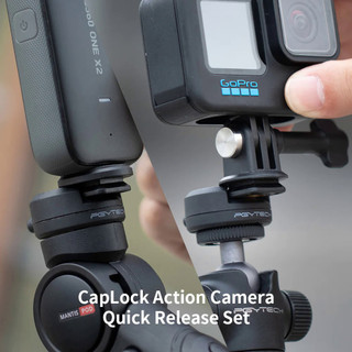 PGYTECH CapLock Bộ Camera hành động phát hành nhanh với giao diện 1 / 4 "Thiết kế khóa kép cho GoPro Insta360 DJI và điện thoại thông minh