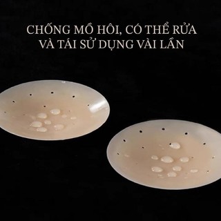 Miếng Dán Silicone Cao Cấp VISECRET Có Lỗ Thoáng Khí Chống Đọng Mồ Hôi Có Thể Tái Sửa Dụng -- 231061