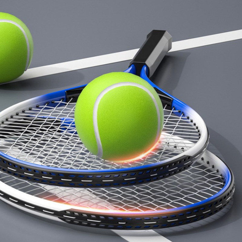 Bộ Dụng Cụ Tập Tennis Cho Một Người, Có Dây Có Thể Đàn Hồi, Thích Hợp Cho Người Mới Tập Luyện Thể Thao Ngoài Trời