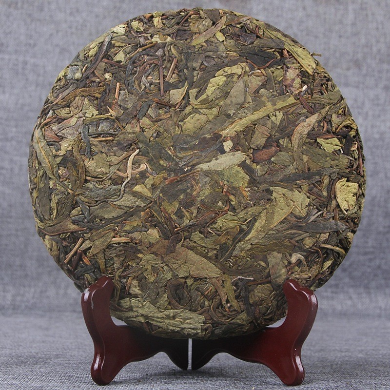 Bánh Trà Phổ Nhĩ Sống Lâm Thương Băng Đảo Vân Nam 357 gram (Năm 2014)
