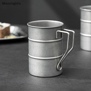 Moonlights Retro Cũ Cà Phê Cốc Nước Phong Cách Công Nghiệp Cốc Dầu Cắm Trại Ngoài Trời Dã Ngoại Bia Cốc Uống Đồ Dùng Thép Không Gỉ EN