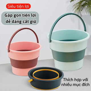 Chậu Xô Nước Gấp Gọn Myd.23 – Đa Năng, Chịu Tải, Có Quai, An Toàn, Nhiều Size