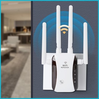 Bộ khuếch đại tín hiệu không dây 1200Mbps Bộ tăng cường WiFi tốc độ cao Băng tần kép Bộ lặp Internet không dây 5G cho enmdavn