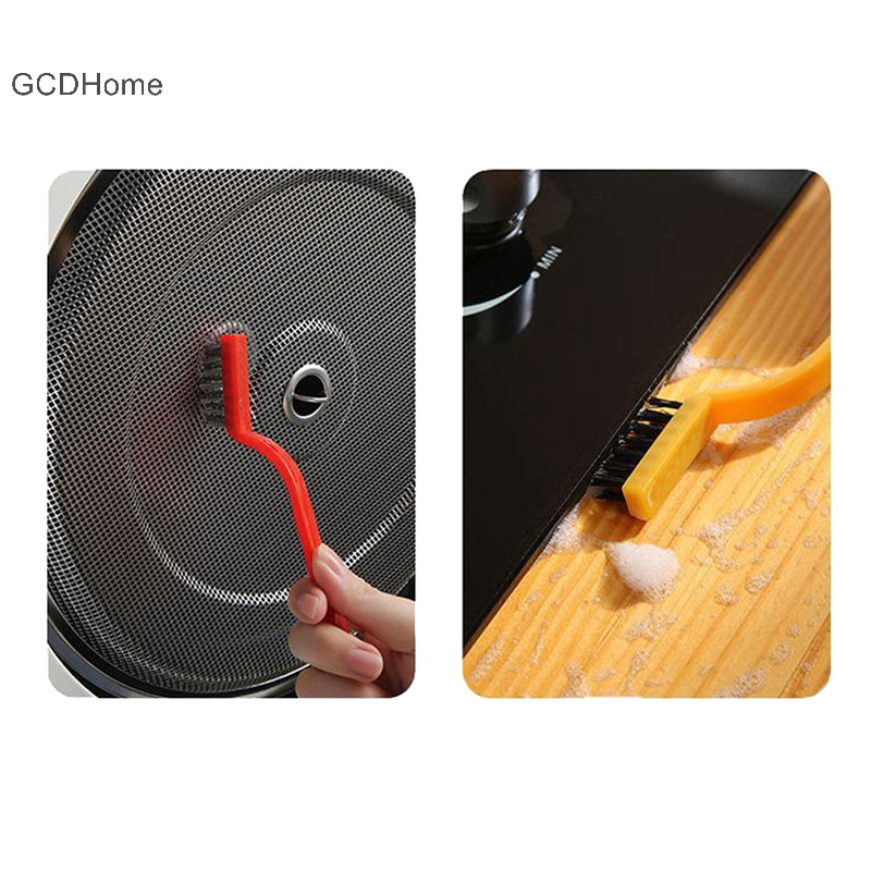 Bàn chải làm sạch dây bếp Gas Gcdhome Dụng cụ nhà bếp Bàn chải khử nhiễm kim loại mạnh mẽ HOT