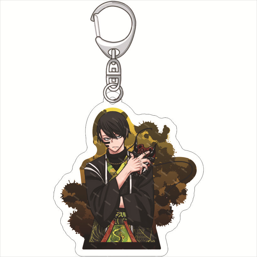 HK1 Tougen Anki Dark Demon of Paradise Shiki Ichinose Naito Mudano Jin Kougasaki acylic móc chìa khóa túi móc khóa pendan