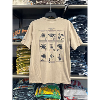 Bán áo thun nam Columbia cổ tròn tay ngắn, 100% cotton, in hình thời trang cho ngày hè thoái mái