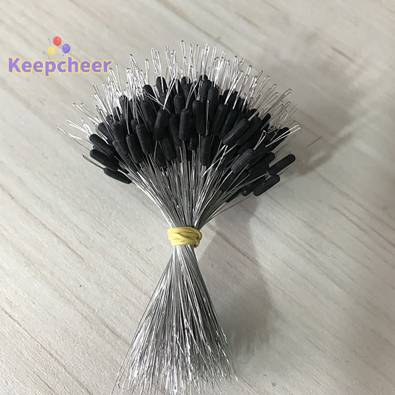 [Keepcheer] 300 Cái / lốc Phao Cao Su Chặn Câu Cá Bobber Chặn Phao Hình Trụ Không Gian B [Mới]