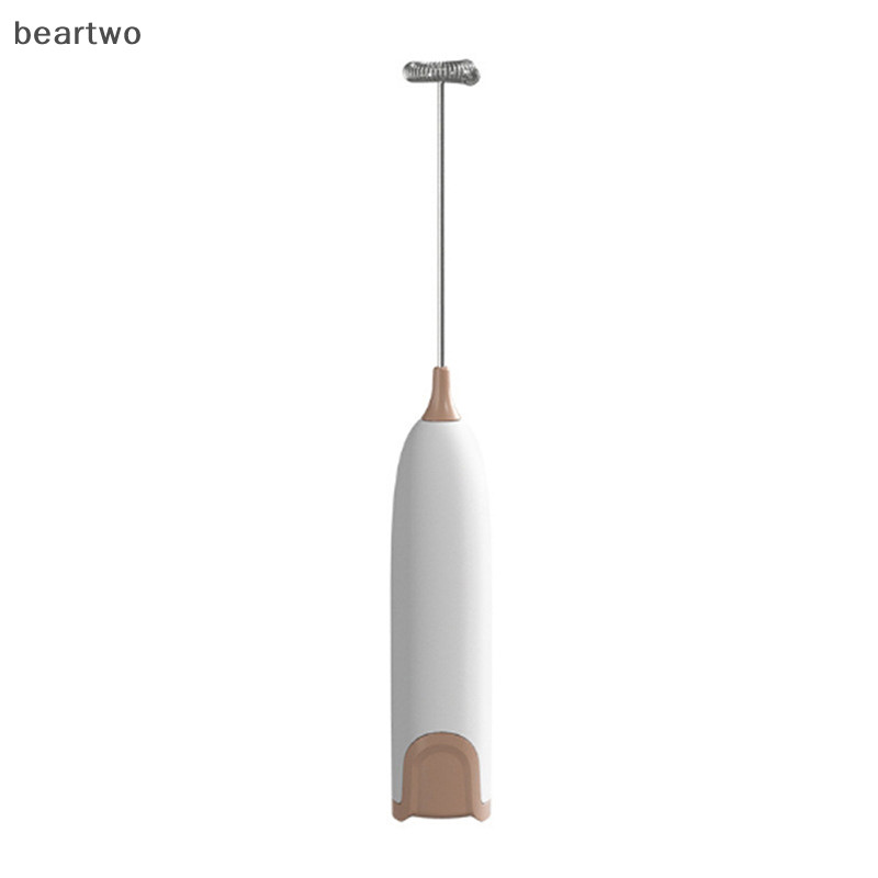 < Beartwo > Máy tạo bọt sữa điện Đồ uống nhà bếp Máy tạo bọt Máy đánh trứng Máy đánh trứng Đẹp