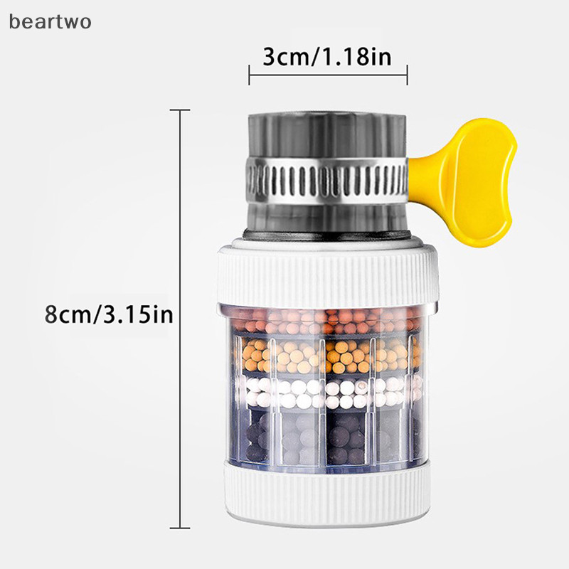 < Beartwo > Máy lọc vòi bếp đa năng 6 lớp Bộ lọc vòi hoa sen Bộ lọc vòi phun đẹp