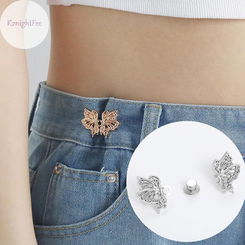 K2nightfee Thời Trang Cánh Quần Thắt Lưng Kẹp Có Thể Điều Chỉnh Khóa Quần Jean Có Thể Tháo Rời Khóa Pin Phụ Kiện Quần Áo VN