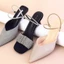 Dây đeo cố định đàn hồi THEGIRL8B, ngăn ngừa rơi xuống Dây đeo cố định hình tam giác có thể tháo rời Dây giày cao gót, Dây chống trượt Kim cương giả Lắp đặt dễ dàng Dây giày nữ