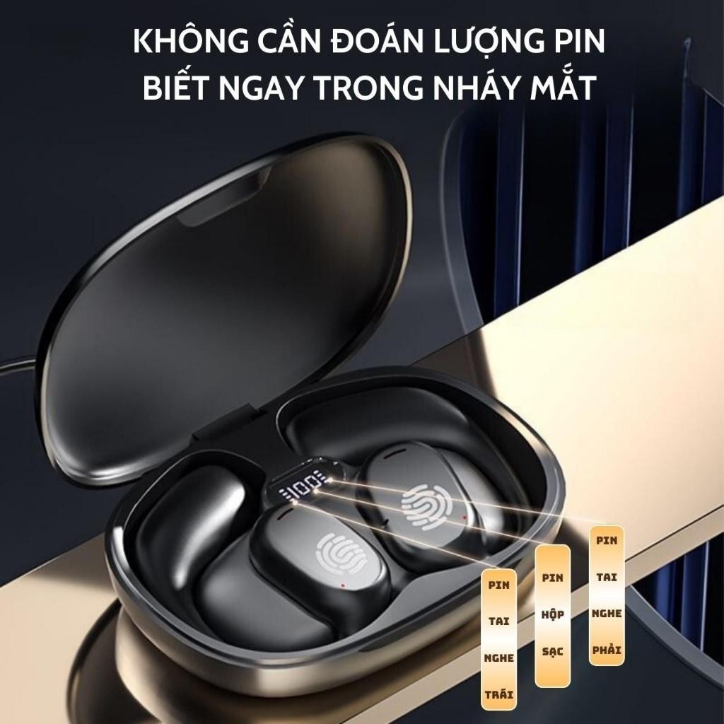 Tai nghe Bluetooth OWS GT280 Đeo Vành Tai Không Rơi Pin Trâu Chống Nước Thể Thao 2026
