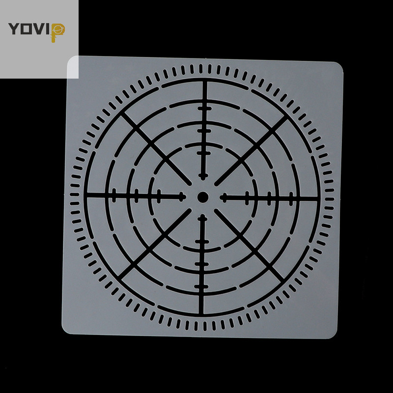 Yovip DIY 12 Chiếc Có Thể Tái Sử Dụng Mandala Dotg Paing Stencils Craft Tool Model VN
