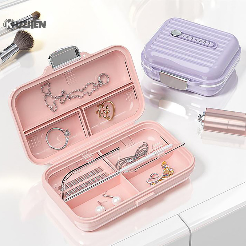 Kuzhen Hộp đựng thuốc 7 ngăn nhẹ, tổ chức thuốc du lịch HOT