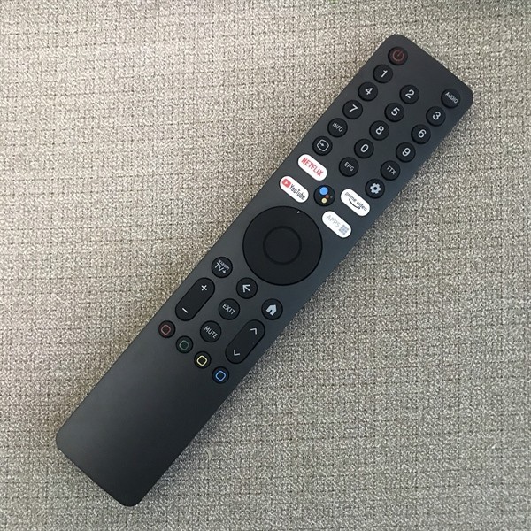 Đều khiển remote từ xa tivi xiaomi L43M8-A2SEA giọng nói 4 nút trắng - tặng pin
