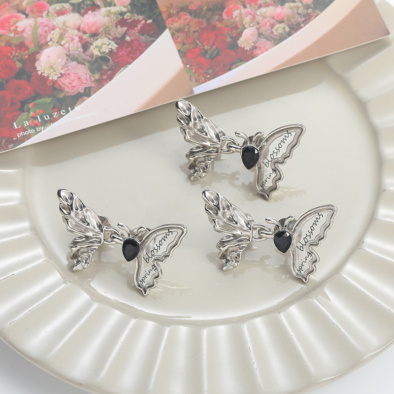 [Yunyuan] Khóa thắt lưng bướm trong suốt thời trang thắt chặt eo, nhẹ nhàng sang trọng, nguyên bản đơn giản, thời trang thích hợp, khóa thoáng mát, ẩn