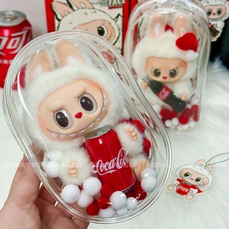 Hộp đựng búp bê 18CM Hộp bảo vệ chống nước trong suốt đa năng HD Hộp lưu trữ trong suốt Vinyl Hình Mặt dây chuyền