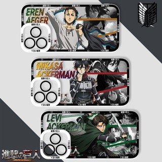 Ốp Lưng Cho IPhone 11 Pro MAX 6 6S 7 8 Plus X XS MAX XR 13promax 14promax Anime Attack On Titan Cartoon Clear Cool Soft Case