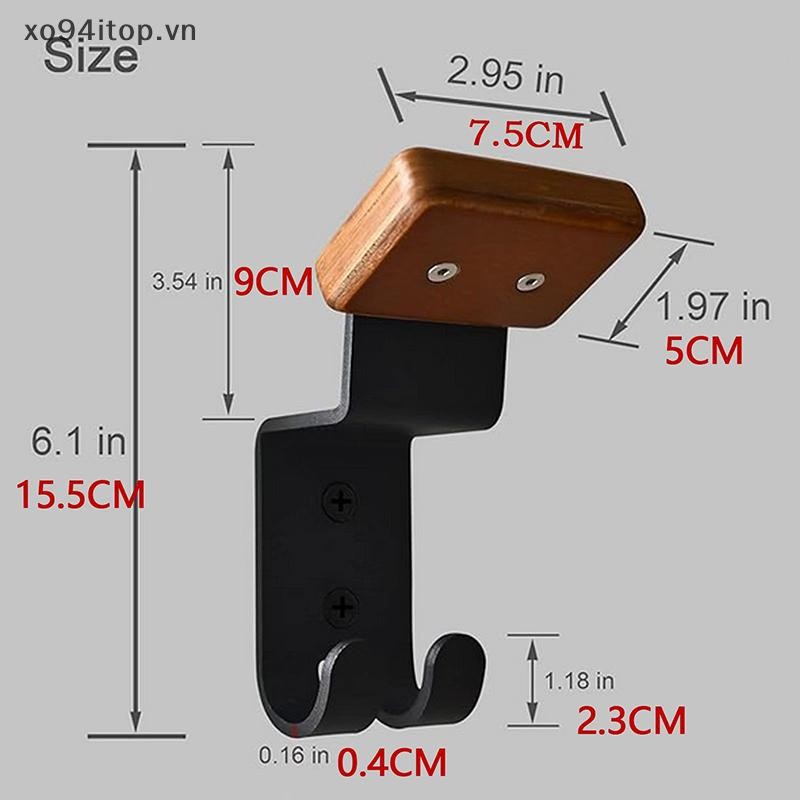 Xoitop 1 / 2 Cái Giá đỡ mũ bảo hiểm xe máy mới Móc treo đa năng Giá đỡ mũ bảo hiểm chắc chắn có móc treo tường tại nhà Giá trưng bày mũ bảo hiểm xe máy VN