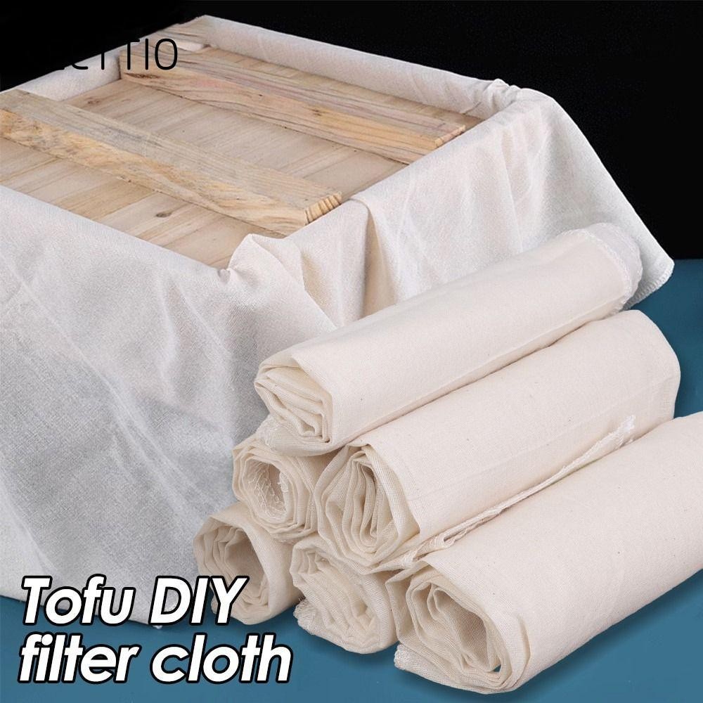 Vải làm đậu phụ KECTTIO, Vải đậu phụ đa chức năng thoáng khí thấm hút, Dụng cụ nhà bếp có thể tái sử dụng Gạc bông