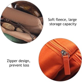 Bộ sắp xếp trang sức ITRUMPET, Nhung có khóa kéo Sách lưu trữ trang sức, Thiết kế sách mềm chất lượng cao Túi lưu trữ có thể gập lại cho nhẫn / Vòng cổ / Bông tai