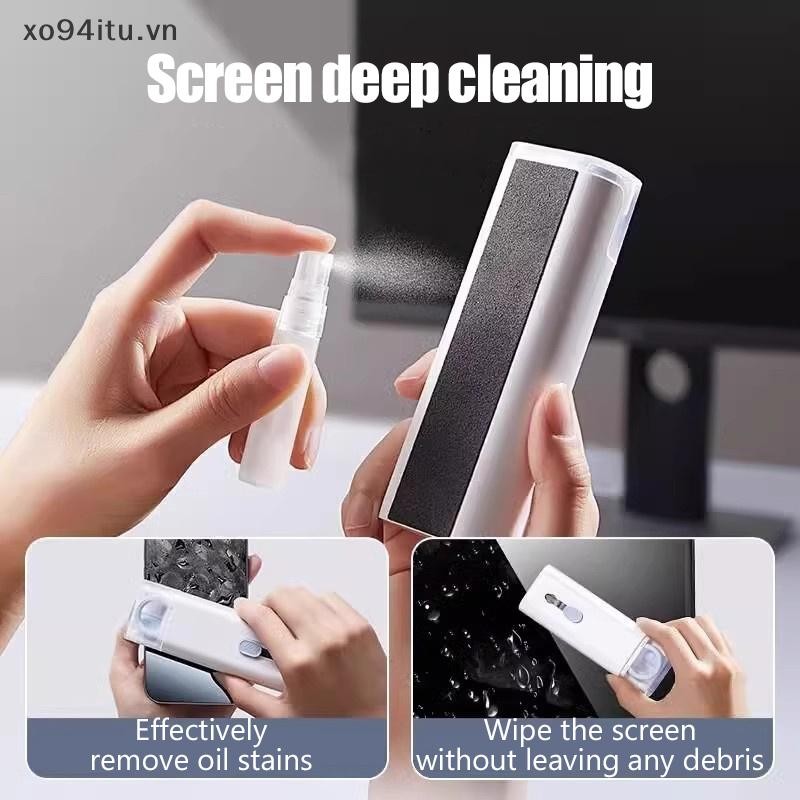 Xoitu 7 Trong 1 Bàn Phím Máy Tính Bộ Bàn Chải Làm Sạch Màn Hình Đa Năng Tai Nghe Vỏ Dụng Cụ Vệ Sinh Chai Clear Ash VN