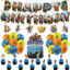 YB2 DOG MAN chủ đề tiệc biểu ngữ bong bóng trang trí phông nền Caketopper Sắp xếp Đồ dùng
