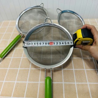 Rây Lọc Viền Inox Cán Xanh Cao Cấp siêu mịn - Phương Trang