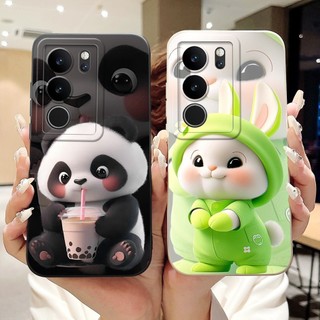 Dành Cho Vivo V29 S17 Pro S17t Ốp Lưng Hoạt Hình Dễ Thương Thỏ Gấu Trúc Silicon Mềm Mờ Cho Vivo V29 Pro V 29 V2250 VivoV29 5G Vỏ