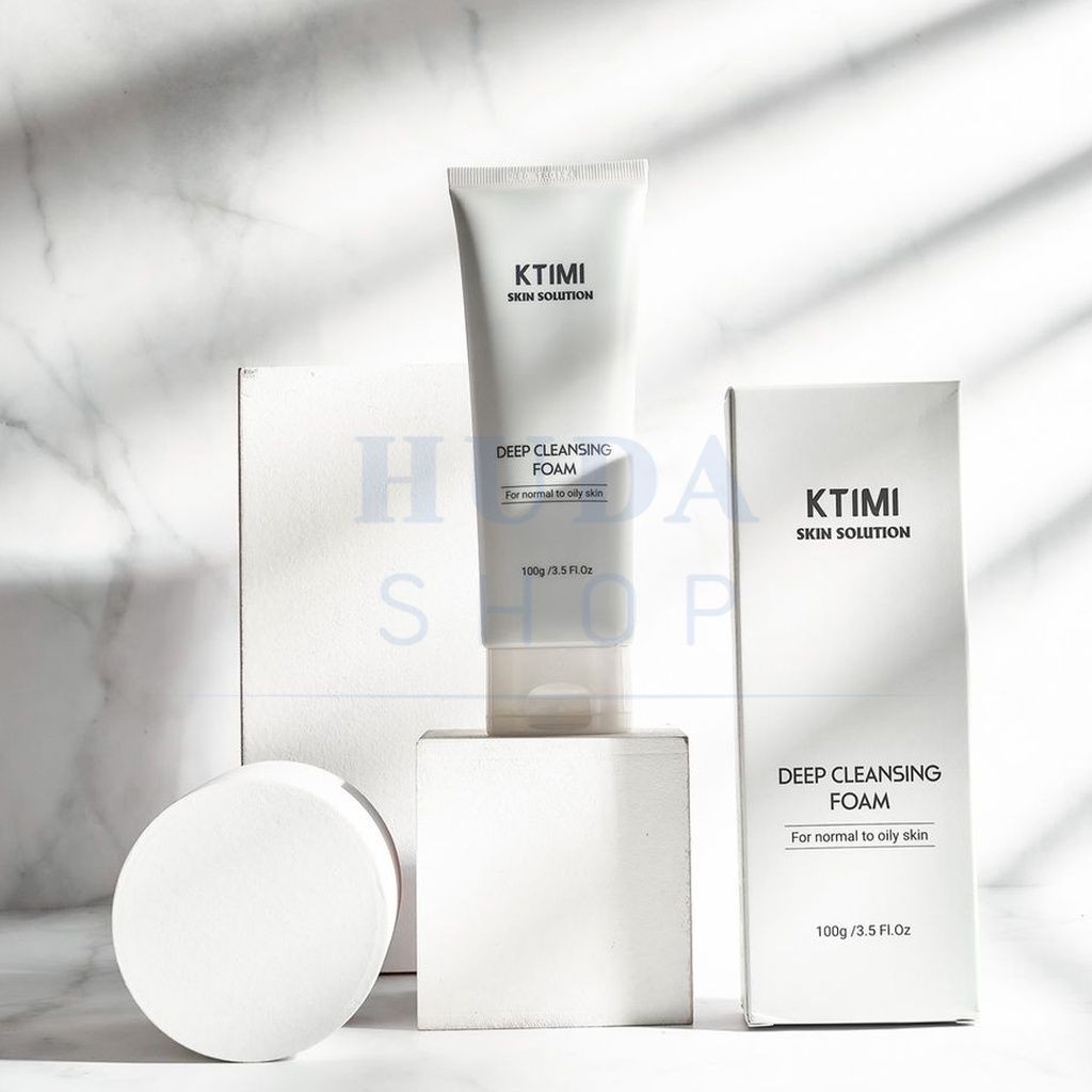 Sữa rửa mặt dịu nhẹ cho da nhờn mụn KTIMI Deep Cleansing Foam