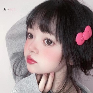 Julyhot Nơ Kẹp Tóc Phụ Kiện Tóc Cô Gái Dễ Thương Trái Tim Bên Kẹp Nổ Tính Khí Trang Sức Massivedeals