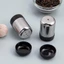 Bình lắc muối BORAGETE, Dụng cụ nhà bếp Chai gia vị Mini bằng thép không gỉ, Phụ kiện nhà bếp có nắp bụi Gia vị Bảo quản Chai tiêu nhỏ 5 lỗ Nhà bếp