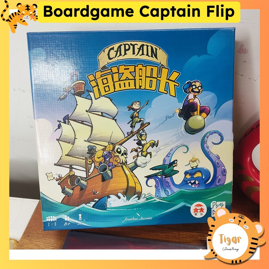 Boardgame Captain Flip Trở thành Vua Hải Tặc bản Trung Tigar