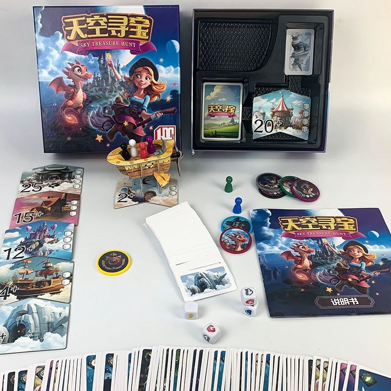 Boardgame Celestia Trò chơi phiêu lưu Khinh Khí Cầu Tigar