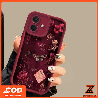 Ốp Lưng Cho VIVO V70 FE V60LITE V50LITE V40LITE Y05 Y31 Y21D Y04 Y29 Y39 Y03 Y19S Y28 Y17S V30 V29E Y17 Y15 Y11 Y20 Y21 Y33S Y12SB Ốp Điện Thoại TPU Chống Sốc Bướm Hoa Hồng Đẹp
