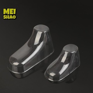 MeiShao 10 Chiếc Trong Suốt PVC Trẻ Em Booties Trưng Bày Hỗ Trợ Khung Chân Giày Nhựa Khuôn Giày Bé Cáng Tất Hiển Thị Đứng