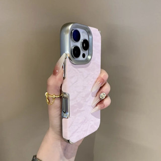 Ốp điện thoại di động họa tiết núi tuyết mạ điện sang trọng cho iPhone16 15 14 13 12 11 Pro Max chống sốc bảo vệ camera chống vân tay