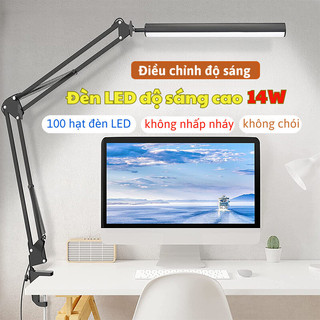 12W Đèn Led bàn học kẹp bàn gấp gọn Myd.23 Đèn kẹp bàn bảo vệ mắt điều chỉnh kích thước phổ rộng cao cấp