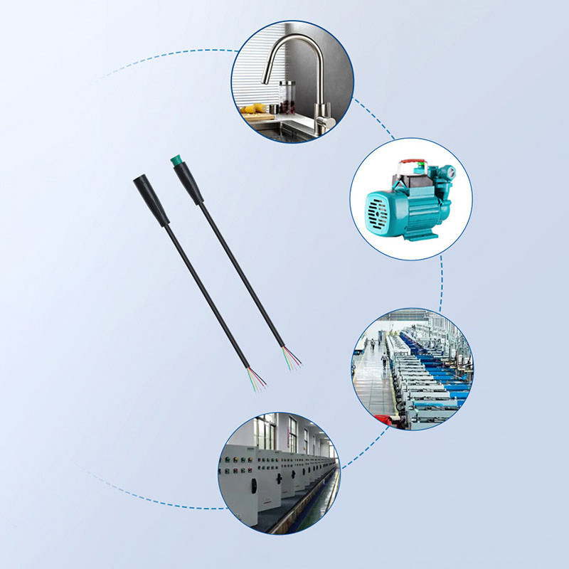 Pin năng lượng mặt trời M6 chống thấm nước, có bảng điều khiển và cảm biến, kết nối VN20B