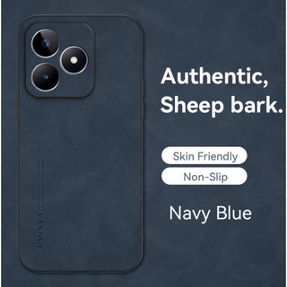 Ốp lưng realme c53 RMX3760 realmeNarzo53 RMX3761 Realme Narzo N53 Vỏ chống rơi và hấp thụ sốc làm bằng da cừu chất lượng cao và vỏ cứng thân thiện với da