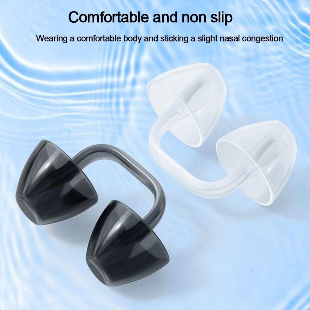 [DEMO3] Nút mũi chống nước, Kẹp mũi bơi an toàn bằng silicon mềm, Sáng tạo ngăn ngừa nghẹt thở Nhiều màu có thể tái sử dụng Bảo vệ mũi bơi lặn Phụ kiện lướt sóng