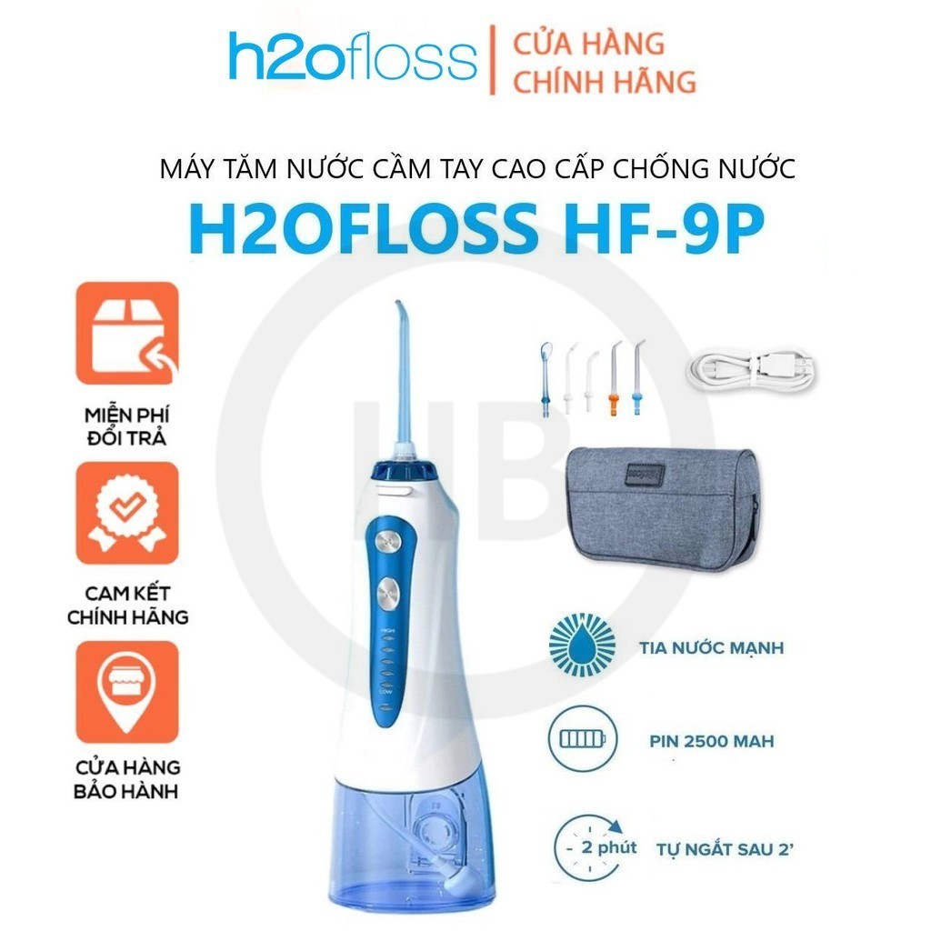 Máy Tăm Nước H2ofloss HF-9P / HF-6 / HF-10 mini Tăm Nước Cầm Tay Dụng ...