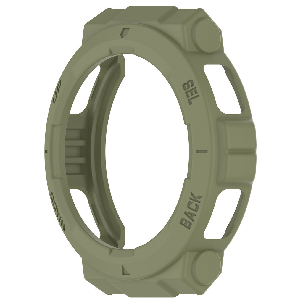 Amazfit ActiveEdge Silicone Mềm TPU Rỗng Vỏ Khung Đồng Hồ Dành Cho Amazfit Active Edge (A2212) Chống Sốc Chống Vân Tay Đồng Hồ Bảo Vệ Màn Hình