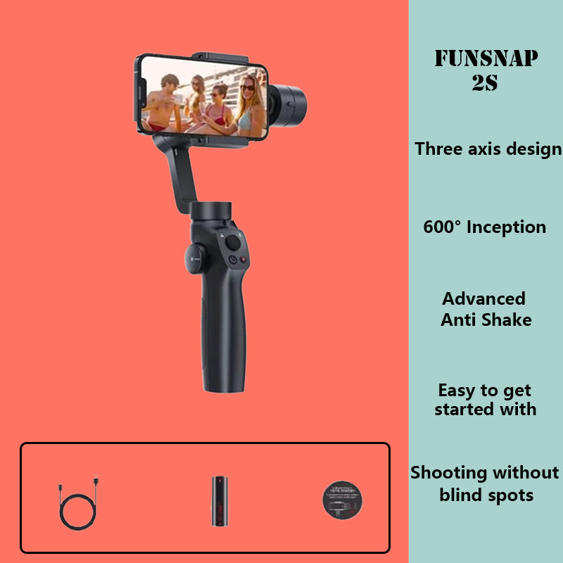 Funsnap 2s Cầm Tay Pan Nghiêng Điện Thoại Ổn Định Ba Trục Chống Lắc ...